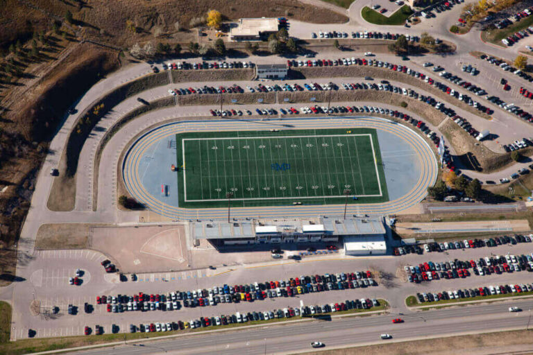 Aerial Photography of Sports Complex
